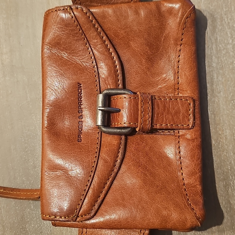 SPIKES & SPARROW Leather Small Waist Bag